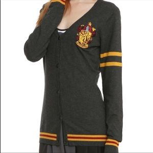 Hot topic Harry Potter gryffindor sweater cardigan